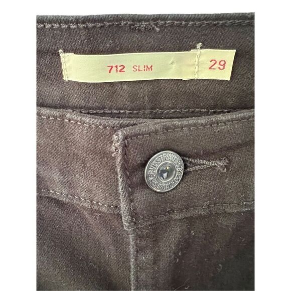 Levi’s Mens Jeans Slim Fit Size W29 30 Black - Picture 7 of 11